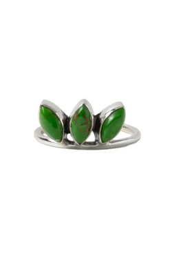 Fashion Green Turquoise Gil Ring Rings