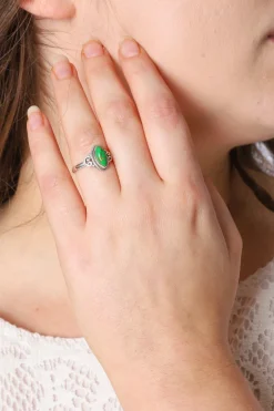 Online Green Turquoise Yasmin Marquise Ring Rings