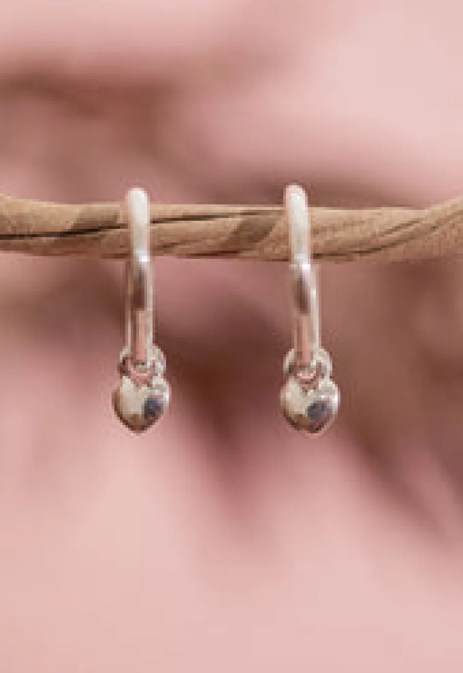 Online Heart Charm Drops Studs And Hoops|Earrings