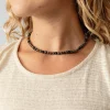 Sale Hematite and Black Onyx Beaded Necklace Fashion Jewellery|Necklaces And Pendants