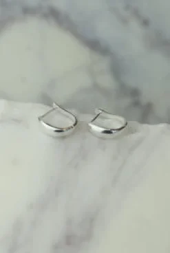 Online Jianna Silver Hoops Earrings