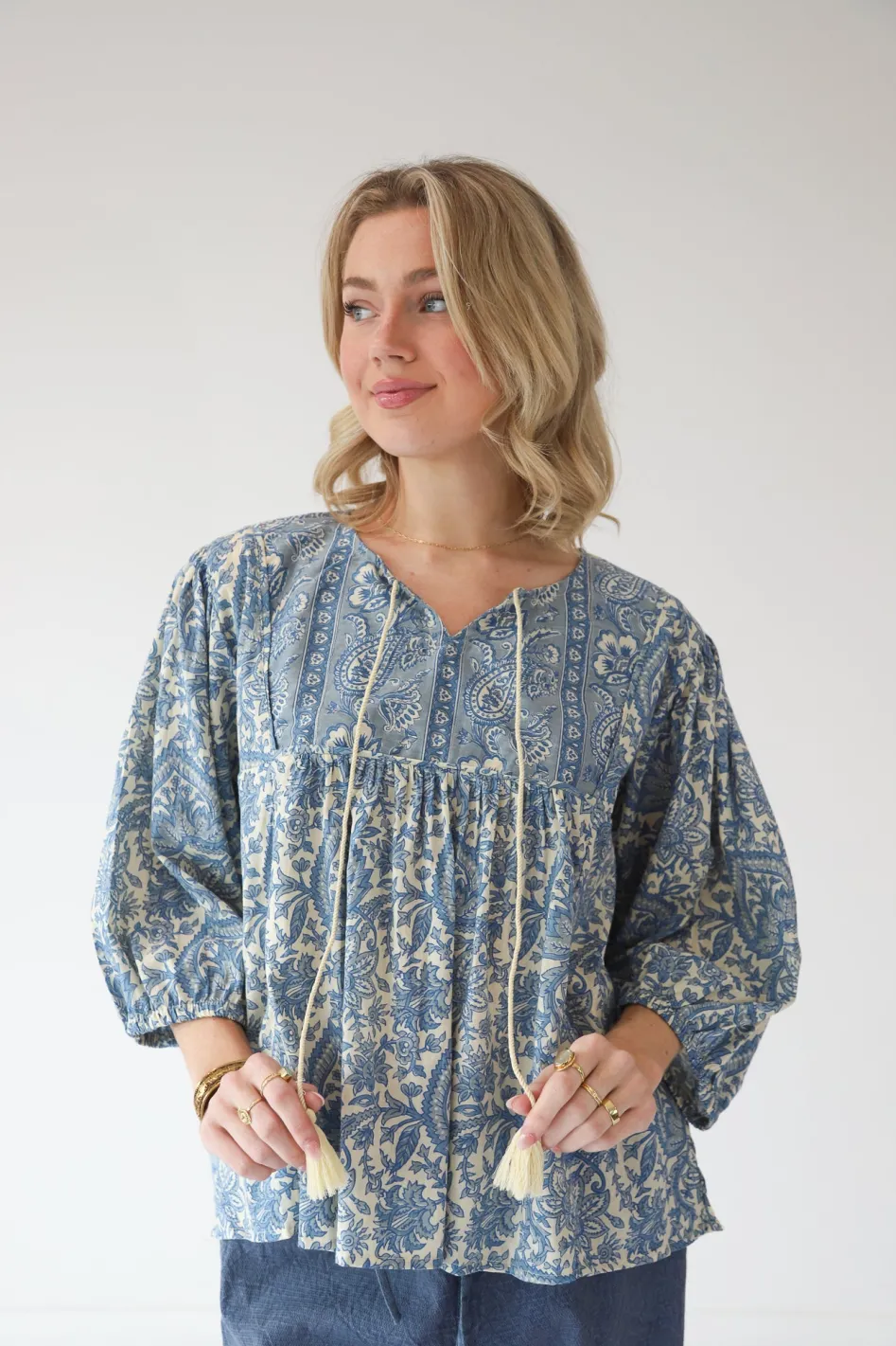 Sale Kavya Top Free Size|Tops & Shirts