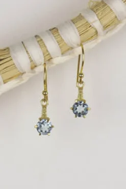 Fashion Kian Blue Topaz Earrings Earrings