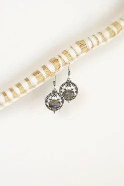 Online Labradorite Cora Ornate Earrings Earrings
