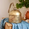 Outlet Large Brass Toned Bell Bells