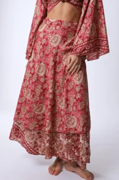 Clearance Long Monday Sunday Wrap Skirt Skirts