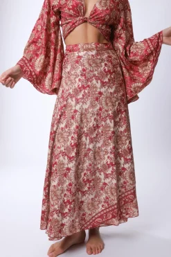 Clearance Long Monday Sunday Wrap Skirt Skirts