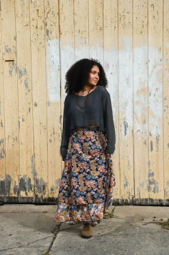 New Long Sunday Monday Wrap Skirt Skirts