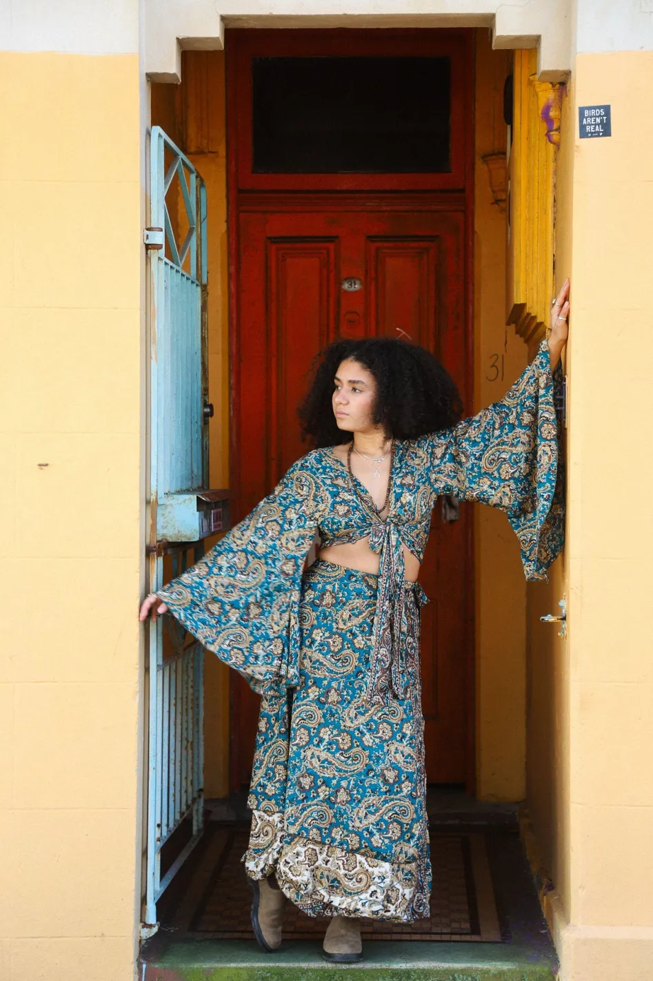 Online Long Sunday Monday Wrap Skirt Skirts
