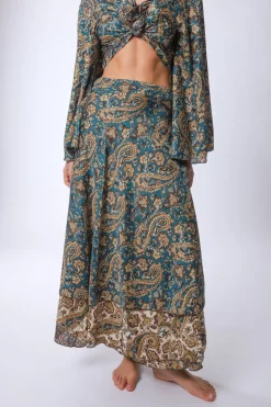 Online Long Sunday Monday Wrap Skirt Skirts