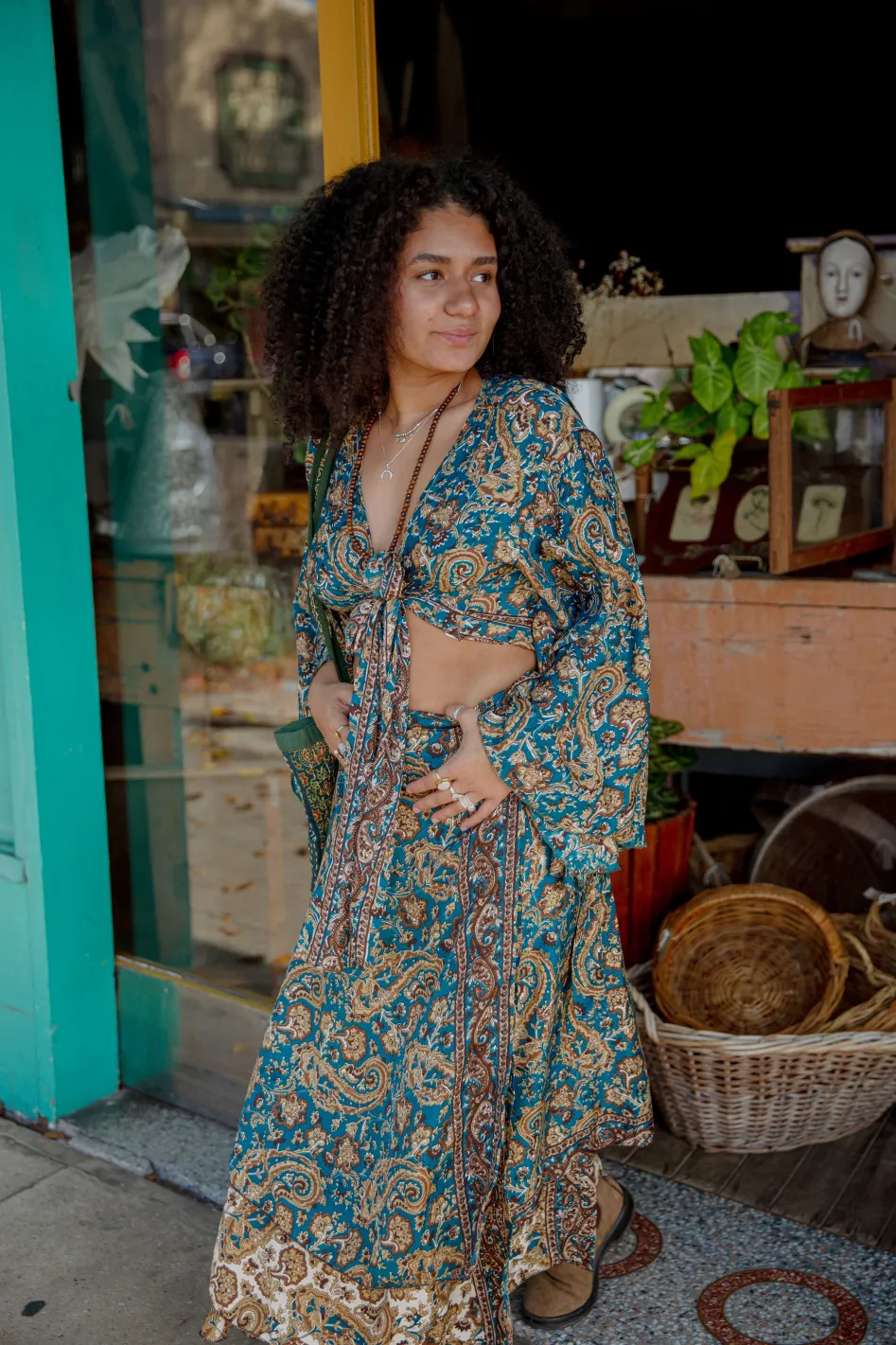 Online Long Sunday Monday Wrap Skirt Skirts