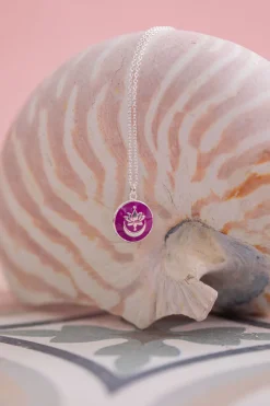Online Lotus Crescent Necklace Necklaces And Pendants