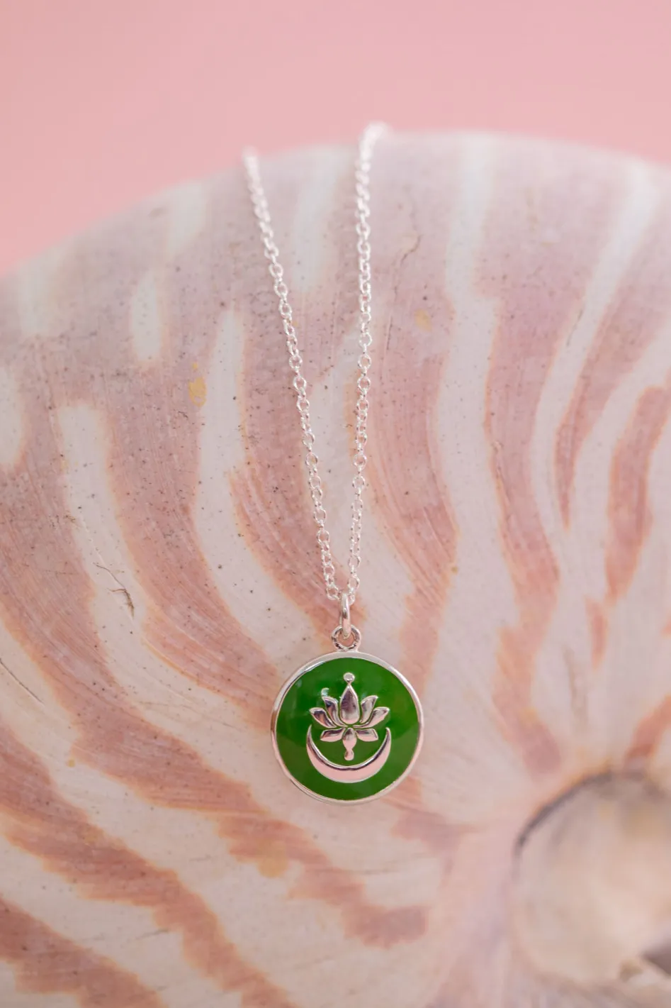 Online Lotus Crescent Necklace Necklaces And Pendants