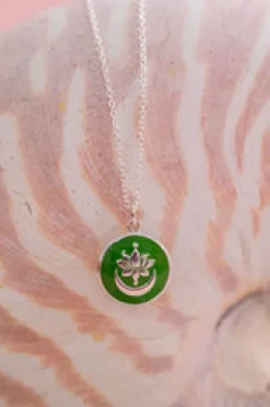 Online Lotus Crescent Necklace Necklaces And Pendants