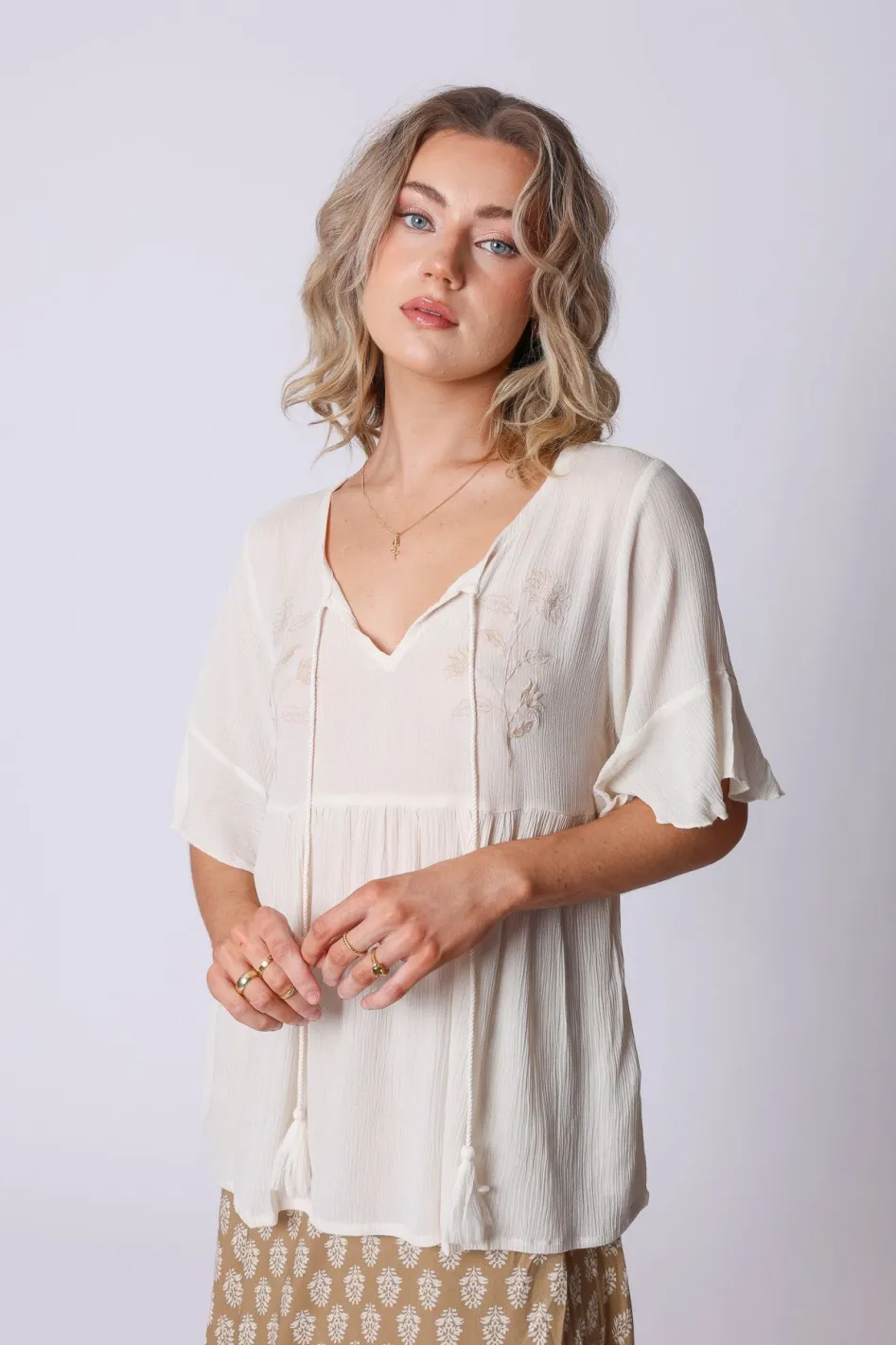 Sale Maya Top Free Size|Tops & Shirts