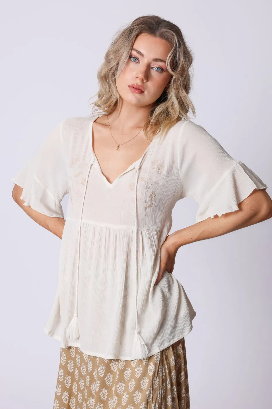 Sale Maya Top Free Size|Tops & Shirts