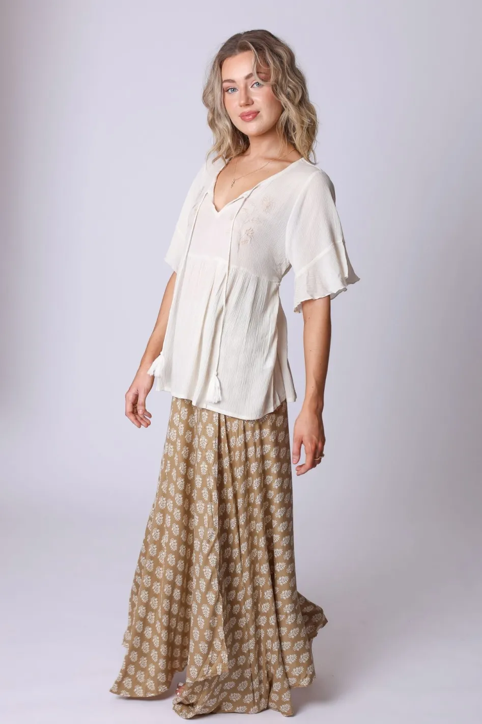 Sale Maya Top Free Size|Tops & Shirts