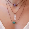 Fashion Mystic Three Stone Necklace Fashion Jewellery