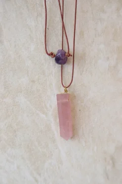 Outlet Mystic Two Stone Necklace Fashion Jewellery