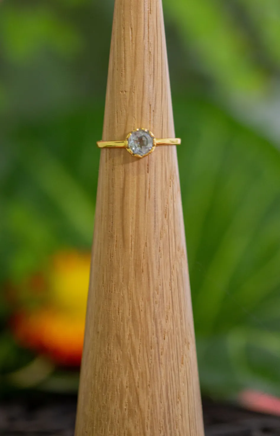 New Nala Blue Topaz Tiny Ring Rings
