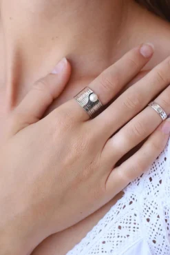 Best Pearl Thick band Ring Rings