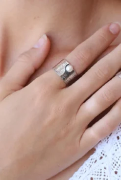 Best Pearl Thick band Ring Rings