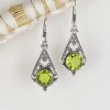 Best Peridot Cedar Triangle Earrings Earrings