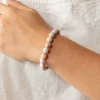 Discount Pink Jasper Beaded Bracelet Bangles & Bracelets|Fashion Jewellery