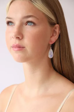 Clearance Rainbow Moonstone Chand Earrings Earrings