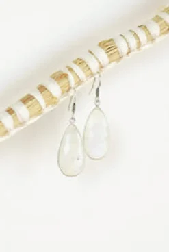 Clearance Rainbow Moonstone Chand Earrings Earrings