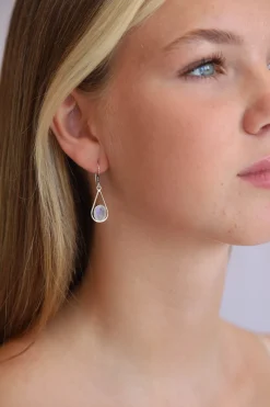 Sale Rainbow Moonstone Teardrop Earrings Earrings