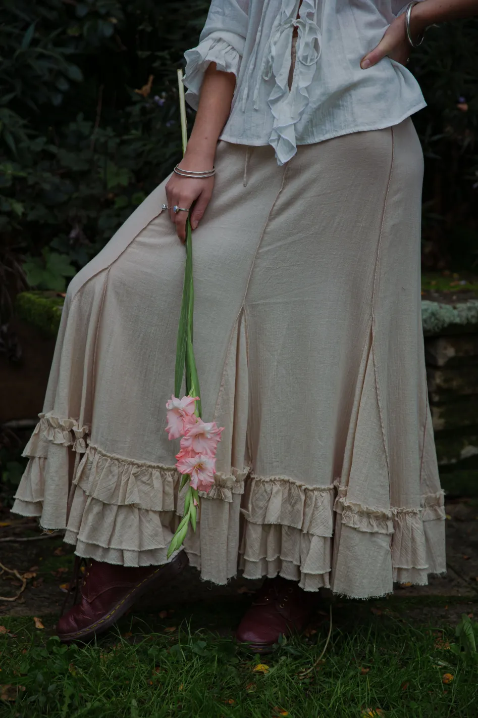Clearance Rose Dust Skirt Skirts