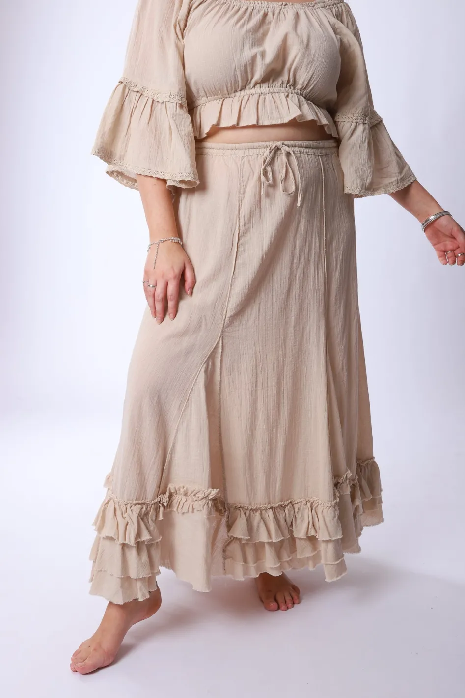 Clearance Rose Dust Skirt Skirts