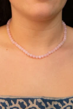 Discount Rose Quartz Beaded Necklace Fashion Jewellery|Necklaces And Pendants