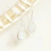 Clearance Round Rainbow Moonstone Earrings Earrings