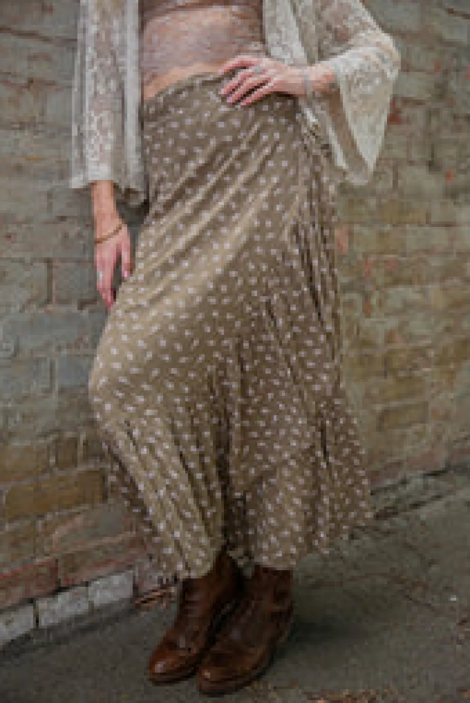 Outlet Ruffle Wrap Skirt Free Size|Skirts