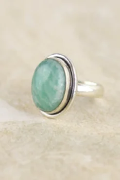 Discount Ruth Amazonite Ring Rings
