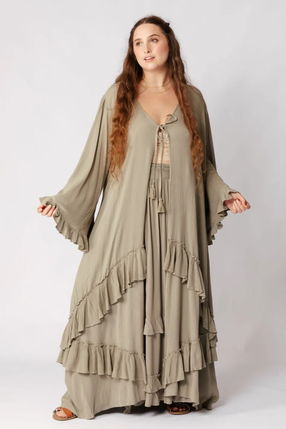 New Saloon Duster Free Size|Kimonos & Dusters