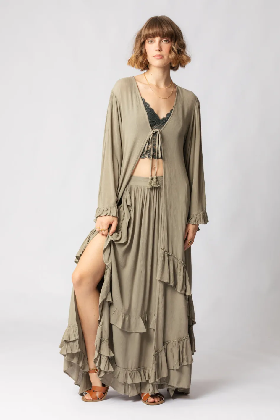 New Saloon Duster Free Size|Kimonos & Dusters