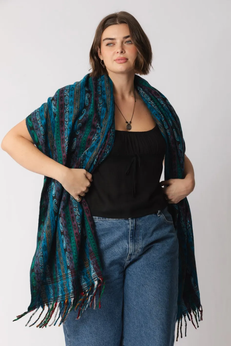 Hot Saphira Shawl Scarves & Shawls