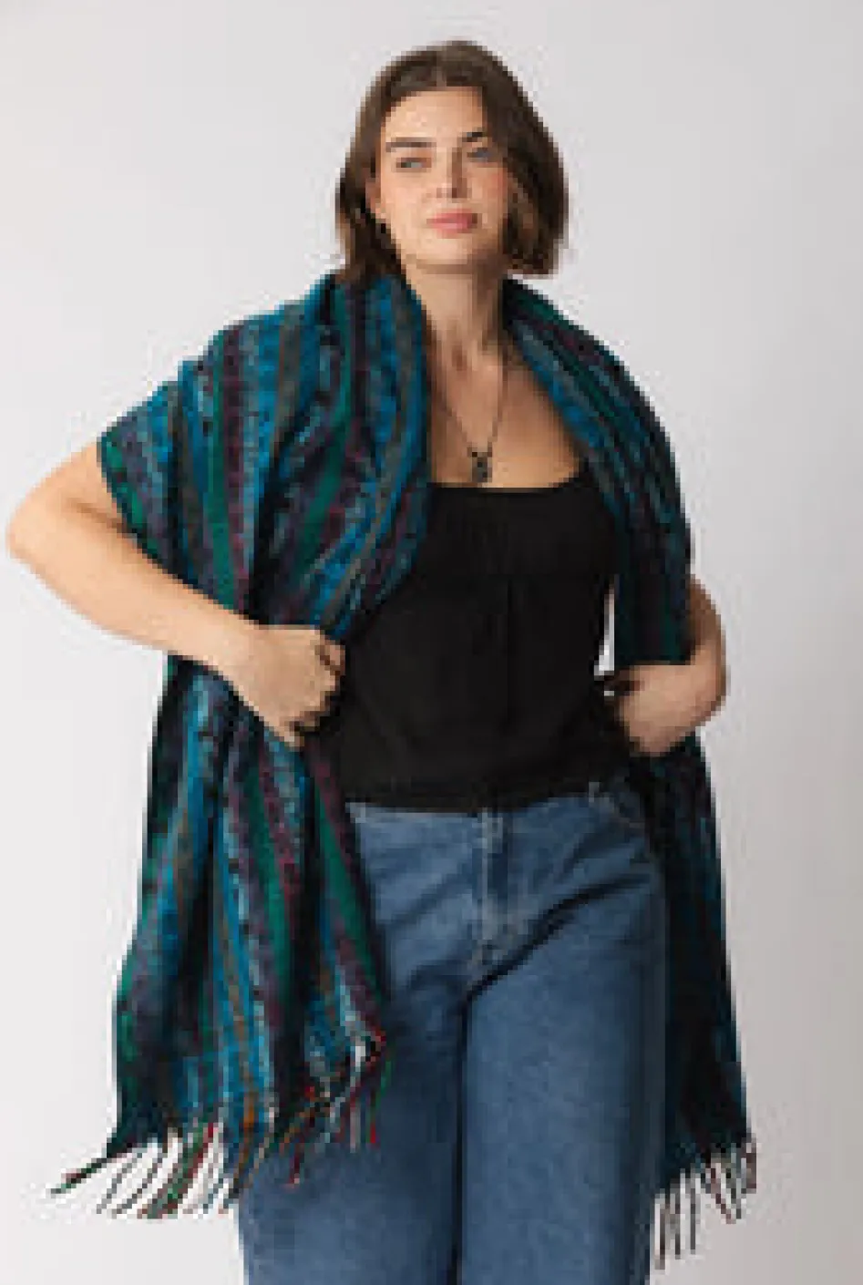 Hot Saphira Shawl Scarves & Shawls