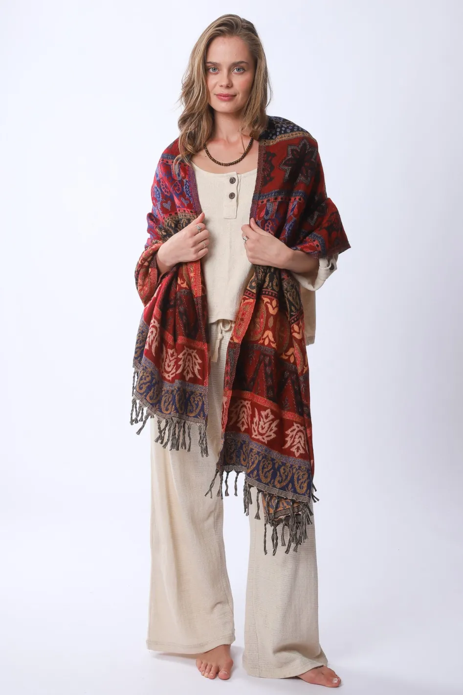 Hot Saphira Shawl Scarves & Shawls