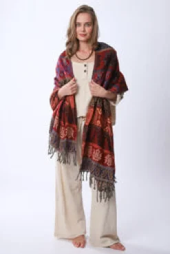 Hot Saphira Shawl Scarves & Shawls