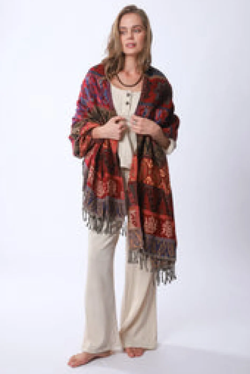 Hot Saphira Shawl Scarves & Shawls