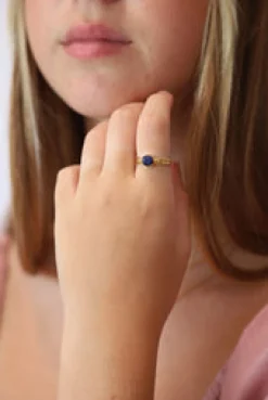 New Sapphire Gold Uko Ring Rings