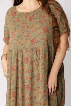 Hot Scattered Flower Dress Free Size|Dresses