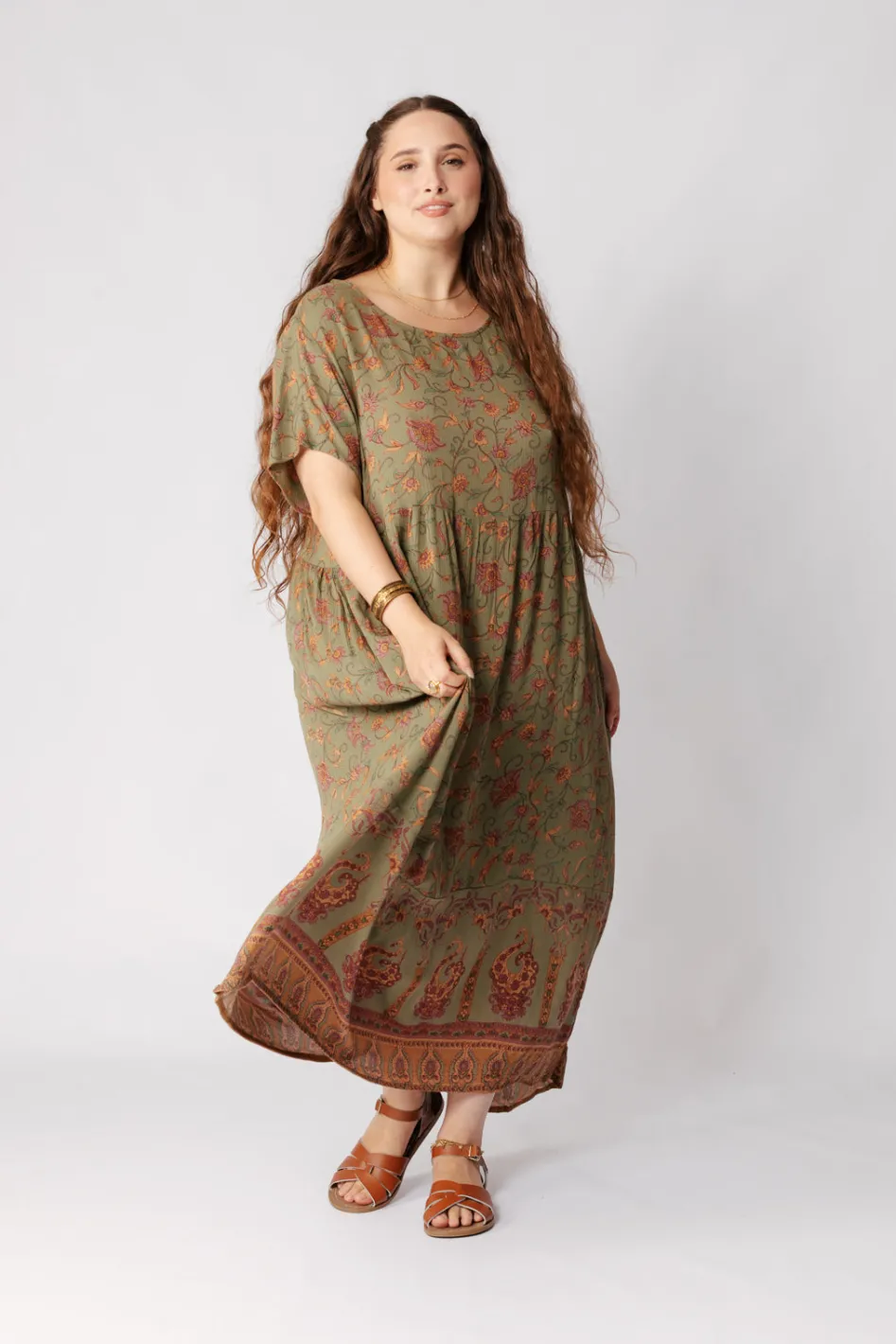 Hot Scattered Flower Dress Free Size|Dresses