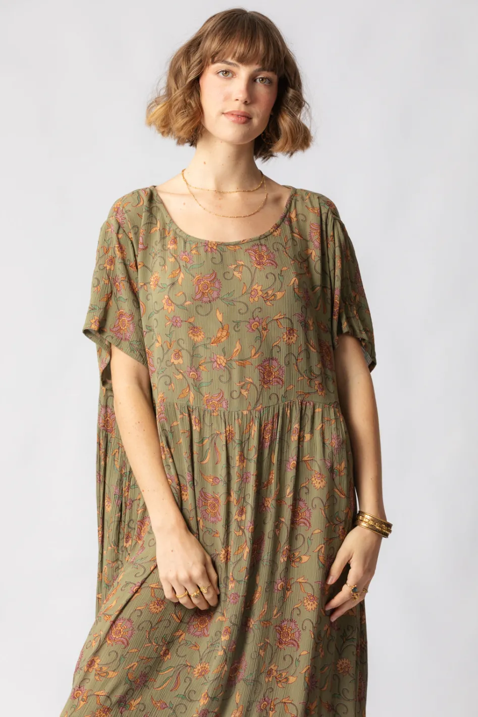 Hot Scattered Flower Dress Free Size|Dresses