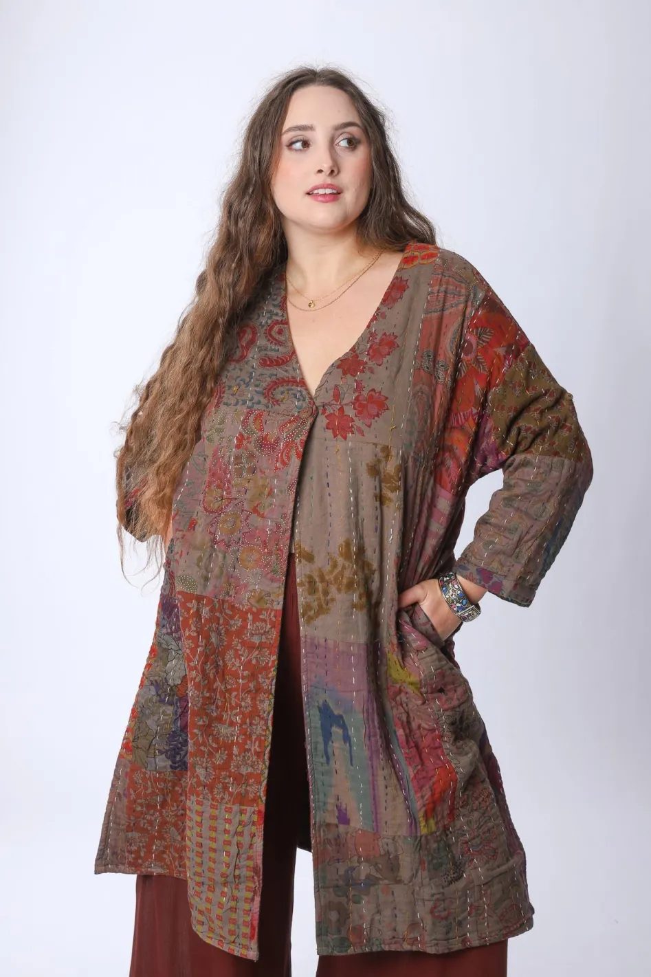 Fashion Shandar Coat Free Size|Jackets & Outerwear