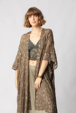 Clearance Shimmer Kimono Free Size|Kimonos & Dusters